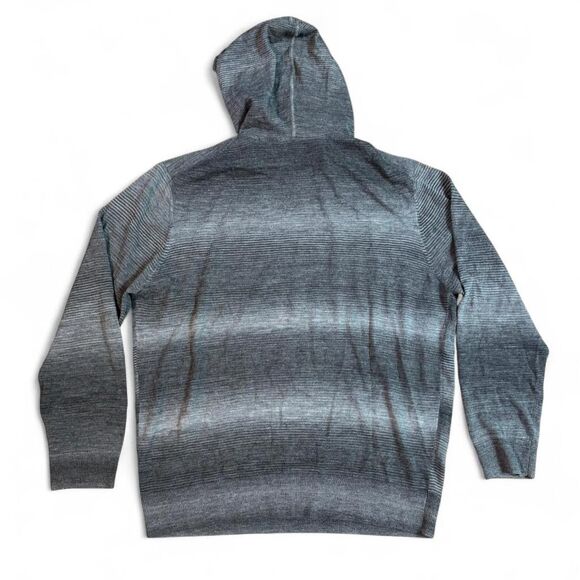 Grey Good Man Brand wool blend hoodie sweater size XL - Picture 4 of 6